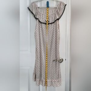 Sexy Pink Hearts Baby Doll Vintage Shear Gown Pajamas